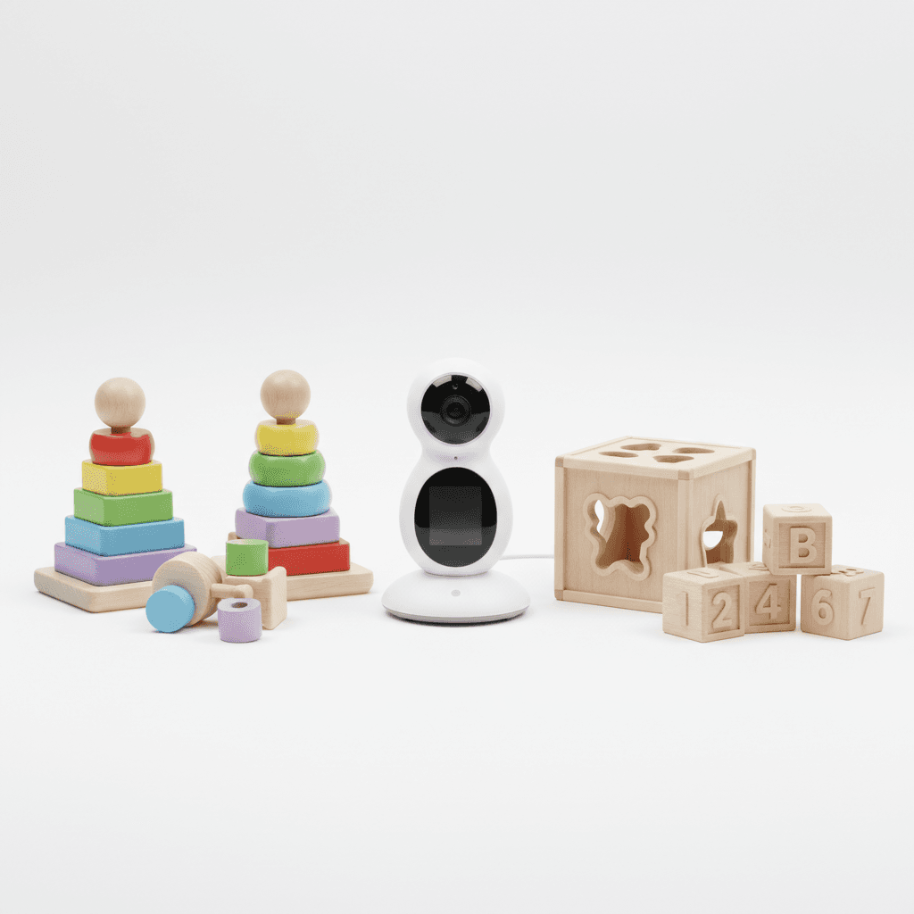 Jouet Éducatif Montessori — Cube d'Activités Bois - Image 1